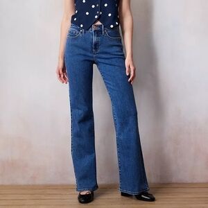 LC Lauren Conrad Blue Flare Jeans